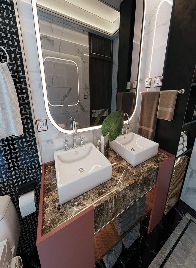 olpad Granite Marble Wallpaper for Furniture Walls, Table top, Kitchen Slab, Floor, Granite Wallpapers for cupboards, Door Sticker (60 * 200CM) (Brown) - Image 2